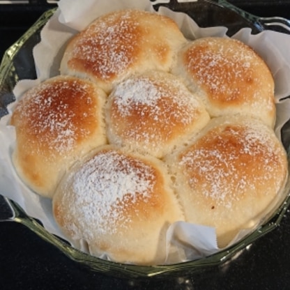 もっちりして、とても美味しかったです＼(^^)／
またリピします！朝から焼きたては良いですね～☆